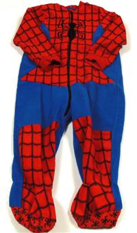 Modro-červená fleecová kombinéza - Spider-man zn. George