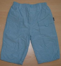 Modré šusťákové kalhoty s podšívkou zn. Adams