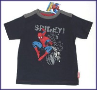 Outlet - Tmavomodré tričko se Spidermanem