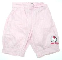 Růžové 7/8 kalhoty s Kitty zn. H&M
