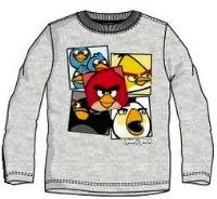Nové - Šedé triko s Angry Birds
