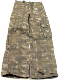 Army plátěné kalhoty s kapsami 