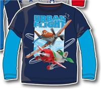 Nové - Tmavomodro-modré triko s Letadly zn. Disney 