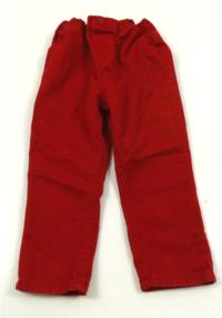 Červené riflové kalhoty zn. C&A