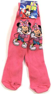 Nové - Růžové punčocháčky s Minnií zn. Disney
