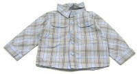 Světlemodro-béžová kostkovaná košile zn. M&Co