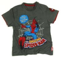 Šedé tričko se Spider-manem zn. Marks&Spencer 