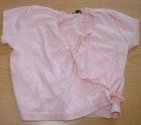 Růžové zavinovací tričko