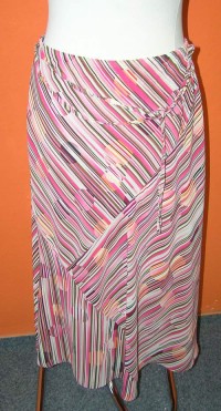 Dámská růžovo-béžová vzorovaná sukně zn. Mackays