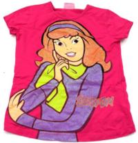 Růžové tričko s obrázkem Scooby Doo zn. George