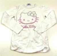 Bílé triko s Hello Kitty zn. St. Bernard
