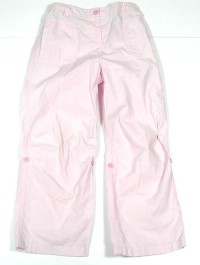 Růžové plátěné kalhoty zn.Next