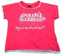 Růžové tričko s nápisem zn.Girls2girls