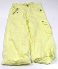 Žluté plátěné kalhoty zn. Girl2girl