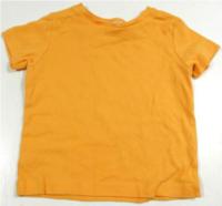 Oranžové tričko zn.George 