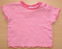 Růžové pruhované tričko zn. M&Co
