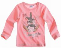 Nové - Růžové triko s Thumperem zn. Disney 