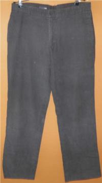 Pánské hnědé manžestrové kalhoty zn. H&M