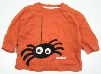 Oranžové triko s pavoučkem