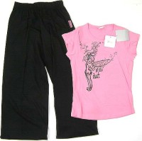 Outlet - Dámské růžovo-černé pyžamo Tinker Bell zn. Disney