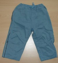 Modré plátěné kalhoty