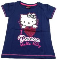 Outlet - Tmavomodré tričko s Kitty zn. Sanrio 