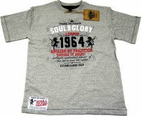 Outlet - Šedé tričko s nápisem zn. Soul&Glory vel. 9/10 let