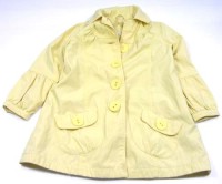 Žlutý plátěný jarní kabátek zn.George