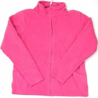 Outlet - Dámská růžová fleecová bunda