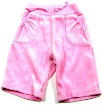 Růžové sametové kalhoty zn.George