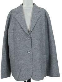 Dámský šedý vlněný kabátek zn. Laura di Sarpi 