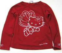 Červené triko s Hello Kitty zn.H&M vel.104-116