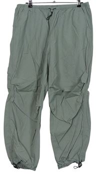 Pánské světlekhaki plátěné kalhoty zn. H&M