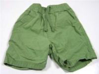 Zelené 3/4 plátěné kalhoty zn. Next
