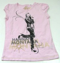 Růžové tričko s Hannah Montana zn.George