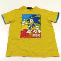 Žluté tričko se Sonicem 