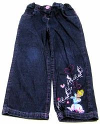 Tmavomodré riflové kalhoty s princeznou zn.M&Co