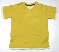 Žluto-hnědé tričko zn. TU