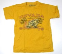 Žluté tričko s motorkou zn. Rebel