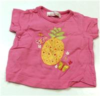 Růžové tričko s ananasem zn. Early days 