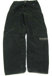 Černé riflové kalhoty s kapsami zn. Quiksilver