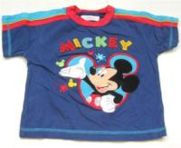 Modré tričko s Mickey Mousem zn. Disney