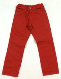 Červené riflové kalhoty zn.Marks&Spencer 