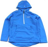 Outlet - Modrá softshell bundomikina s kapucí zn. Everest vel. 158/164