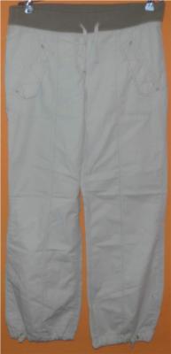 Dámské béžové plátěné kalhoty zn. H&M