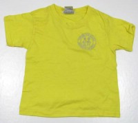 Žluté tričko s výšivkou