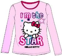 Nové - Světlerůžové triko s Kitty zn. Sanrio