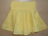 Žlutá plátěná sukýnka se spodničkou zn. Early Days