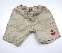Béžové plátěné 3/4 kalhoty s výšivkou zn. H&M
