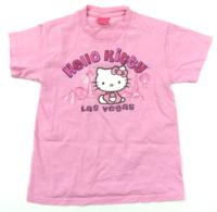 Růžové tričko s Hello Kitty zn. Sanrio
